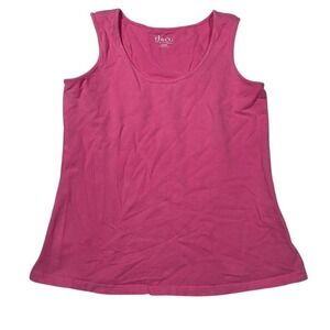 d&Co Fuchsia Scoop Neck Tank – Size XXS‎ (fits S)